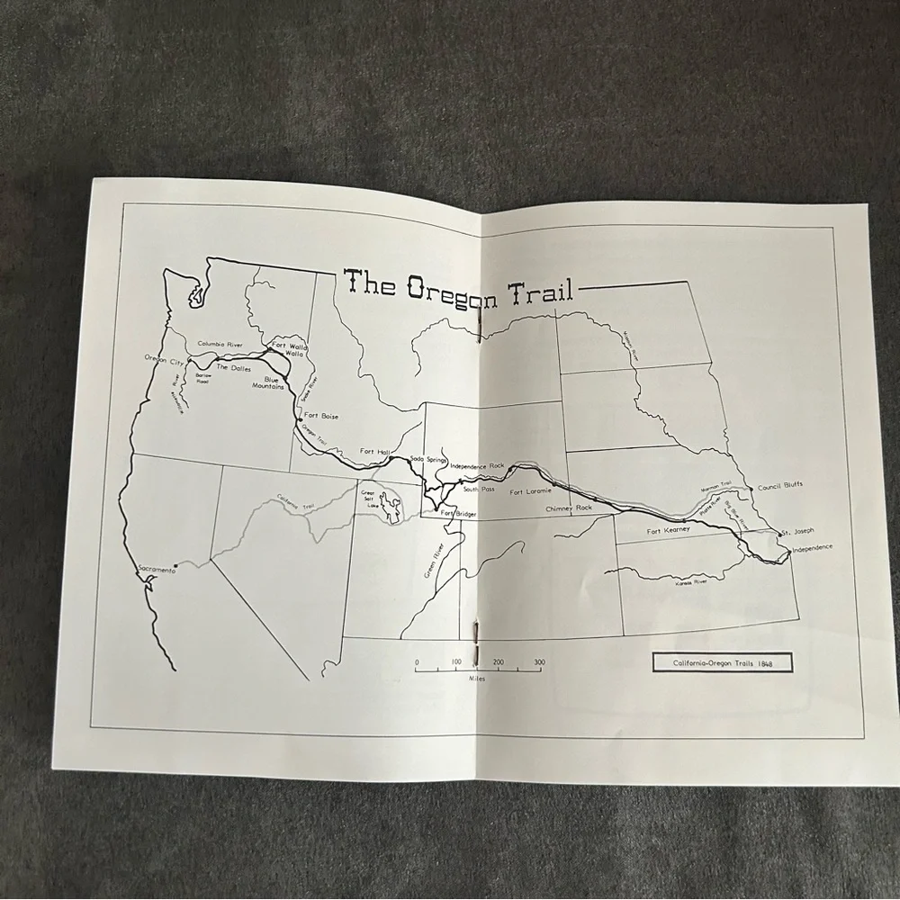 1986 Oregon Trail mecc Floppy Disk Original Box & Instructions PC Computer Game